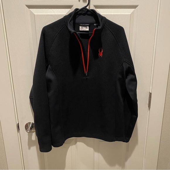 Men’s Large Spyder Half-Zip Fleece Pullover - Picture 5 of 16